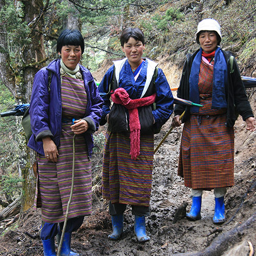 locals in East Bhutan