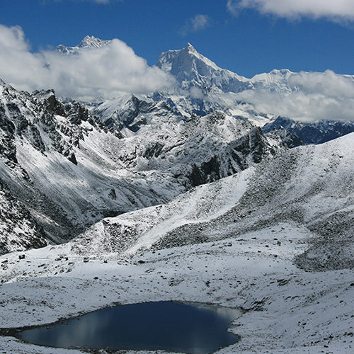 Kanchenjunga Lumbha Sambha Pass view of Jannu zoom