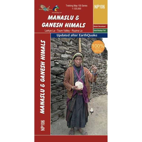 GHT Manaslu Map Cover