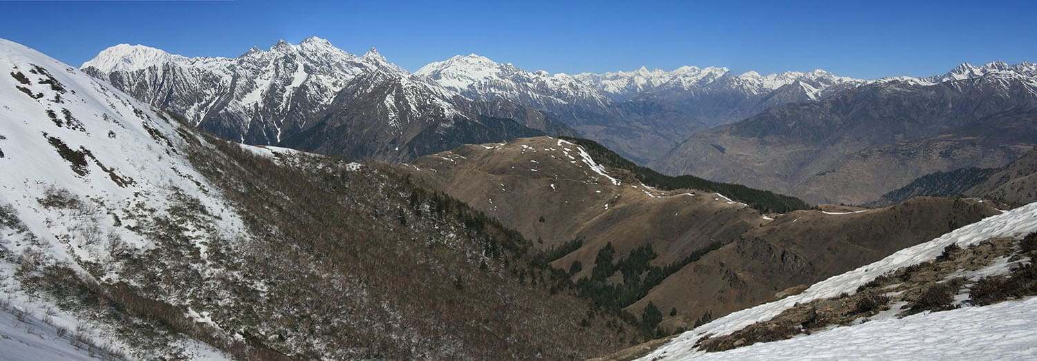Dolpo and Far West Treks - View from Margor Lekh looking north